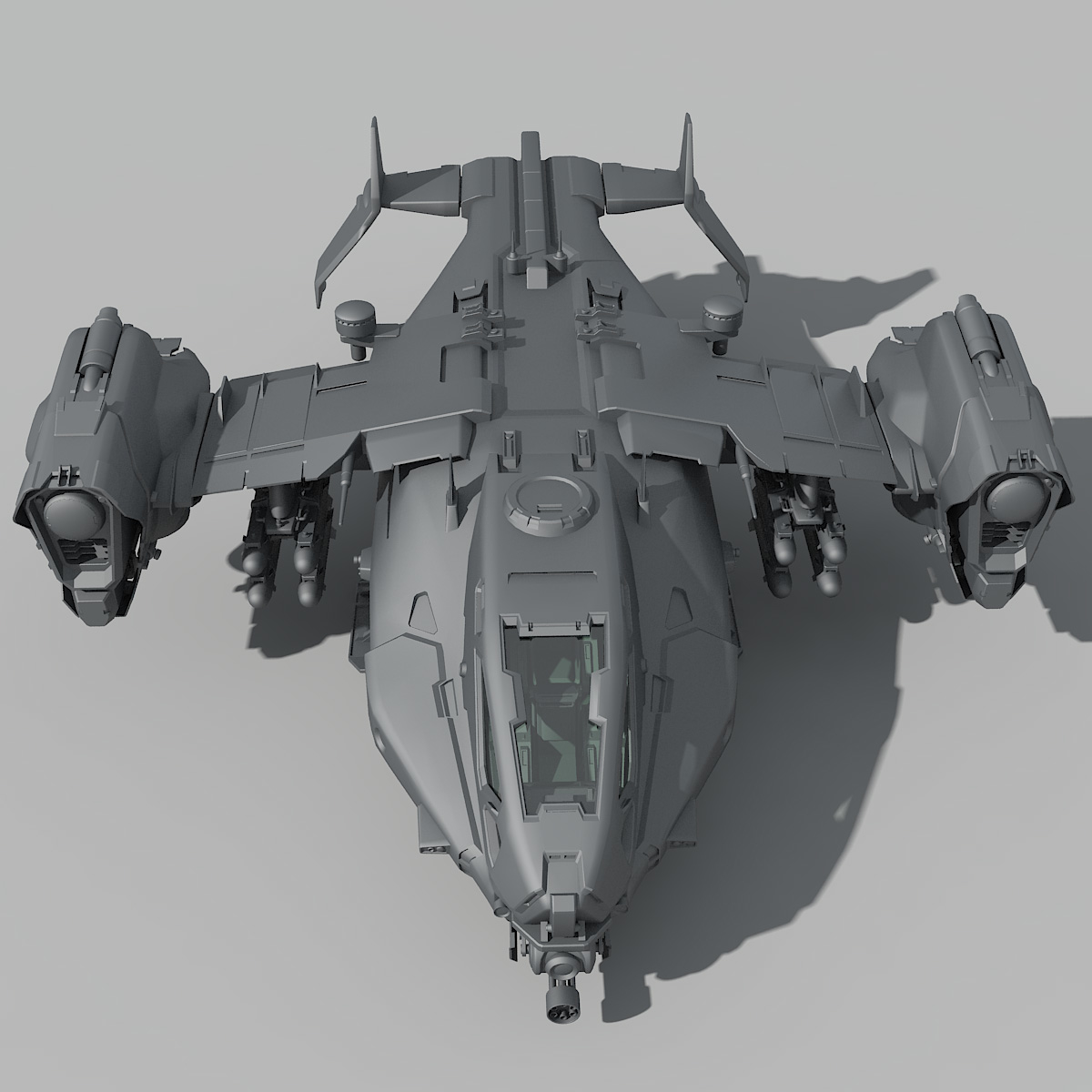 Sf heavy dropship 3D model | 1142220 | TurboSquid