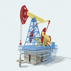 3D model oil pump