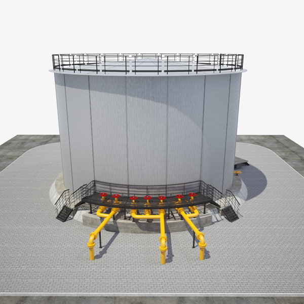 Oil reservoir 3000 3D model | 1142354 | TurboSquid