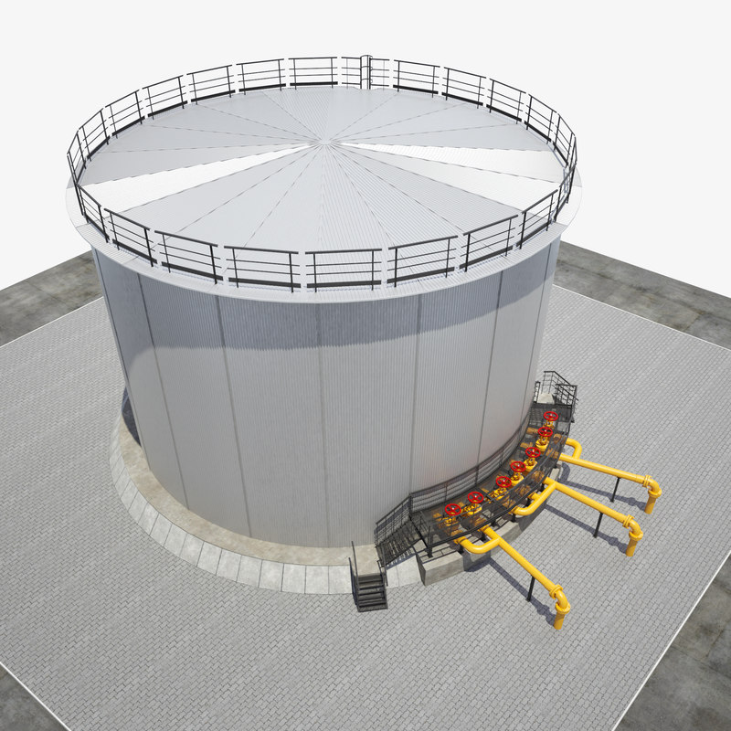 Oil reservoir 3000 3D model | 1142354 | TurboSquid