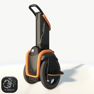 3D self-balancing scooter freedom orange