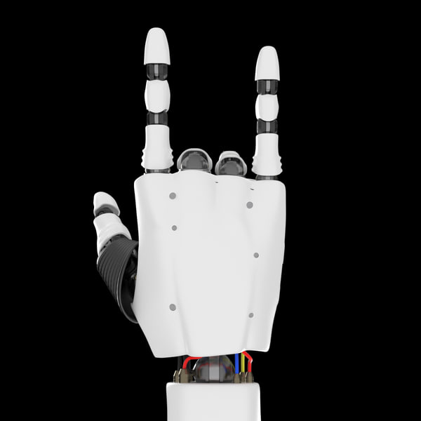 Mão Robótica Manipulada Modelo 3d Turbosquid 1142543