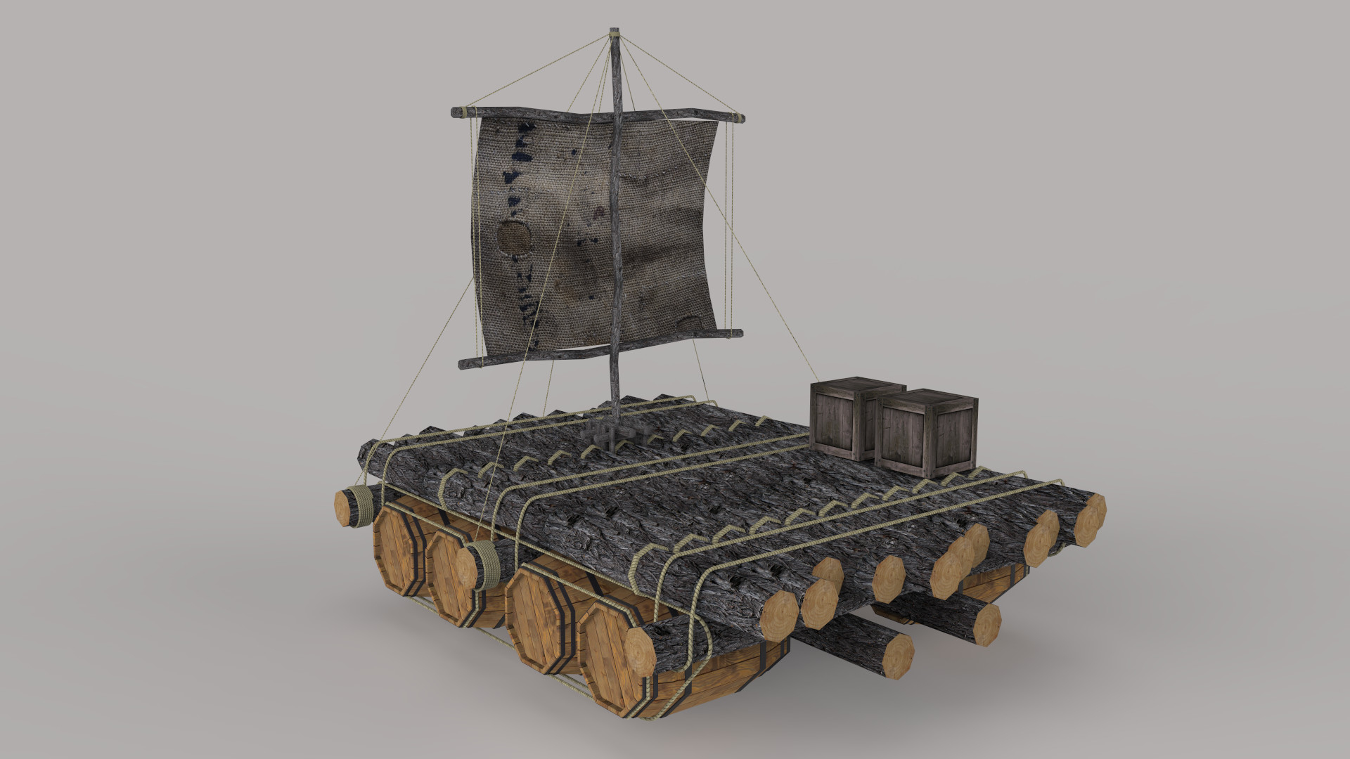 Raft model 1142740 TurboSquid