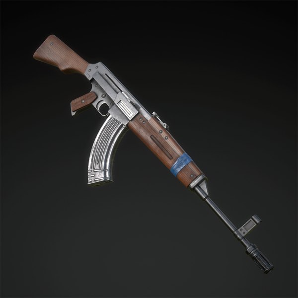 7 Assault Rifle Kuzmischev Model Turbosquid
