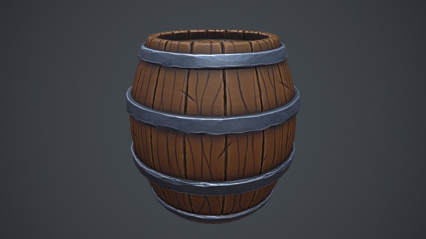 Stylized 3d model