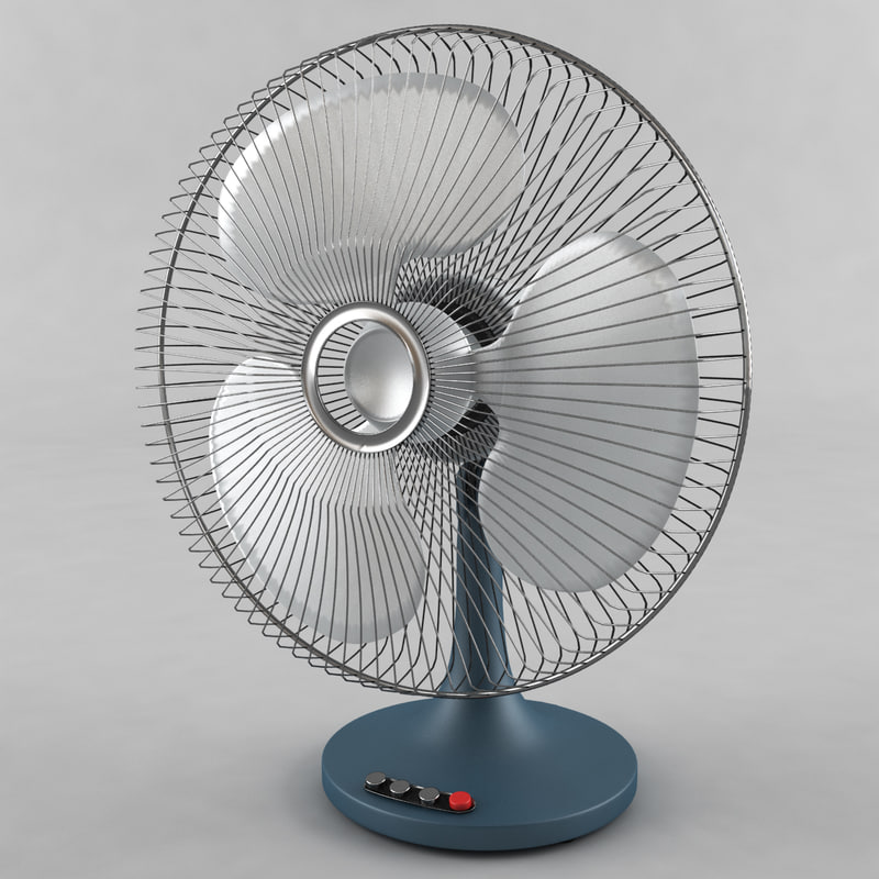 Table fan 3D 1142952 TurboSquid