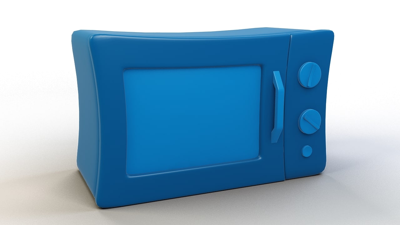 Cartoon toon microwave 3D model | 1143011 | TurboSquid