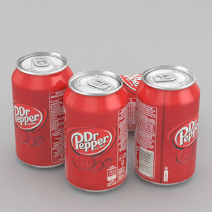 beverage dr pepper 330ml 3D model