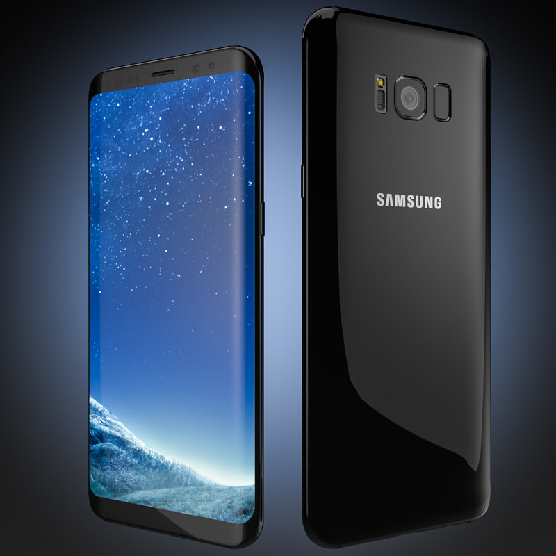 Flagship smartphone samsung galaxy 3D model 1143123