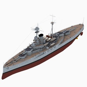 3D battleship revenge class