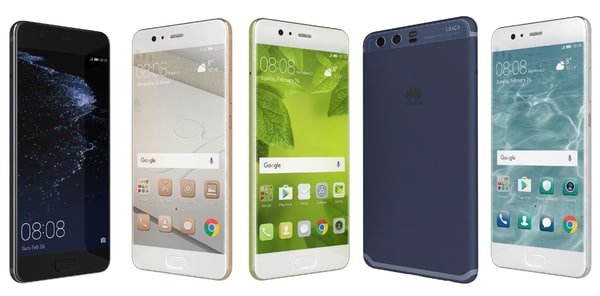 huawei p10 colors 3D model