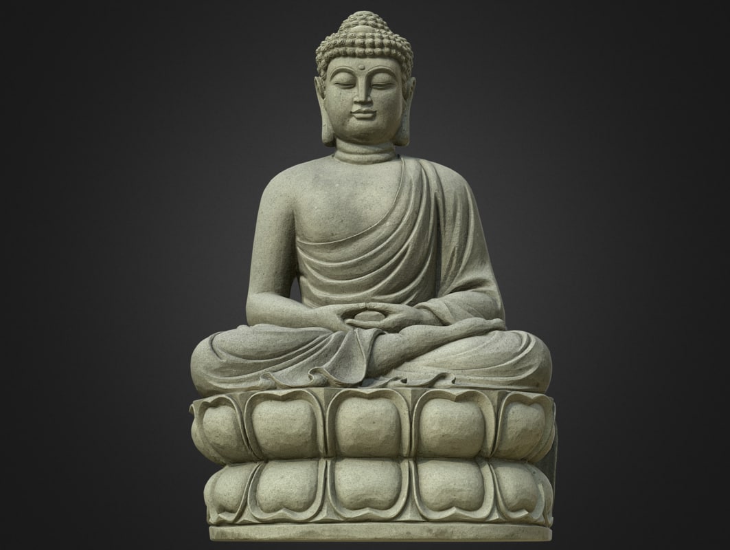 Buddha Statue 3d Model Free