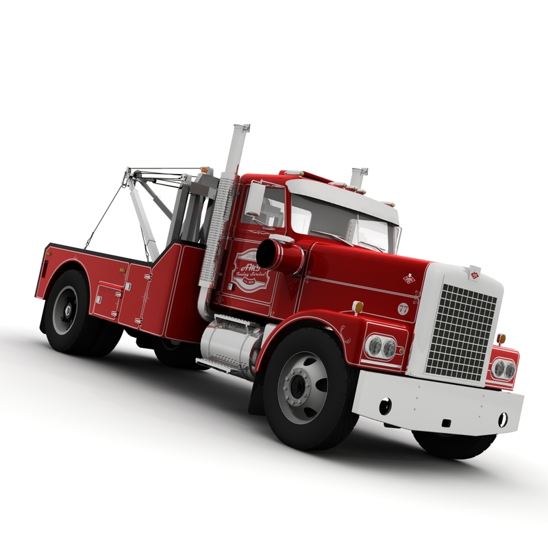 3D diamond reo giant tow truck | 1143609 | TurboSquid