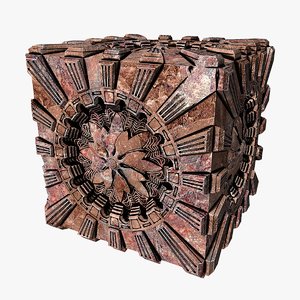 cube artifact design 3D
