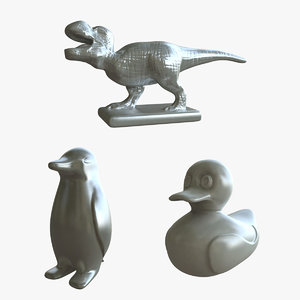 3D monopoly new playing pieces model