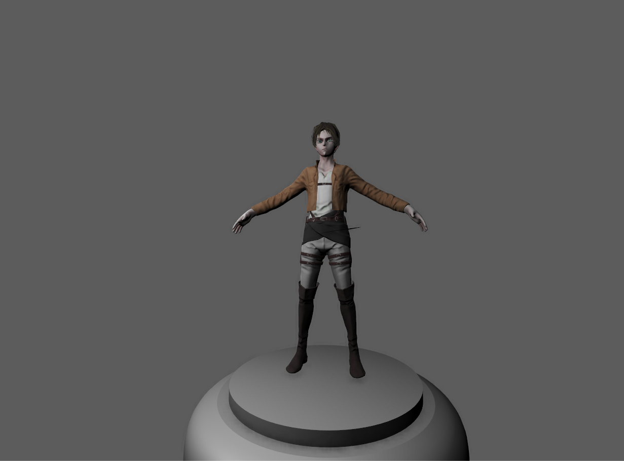 eren yeager 3d