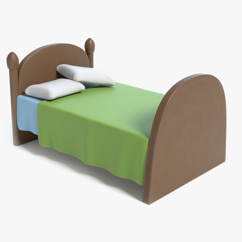 Cartoon bed 3D | 1143780 | TurboSquid