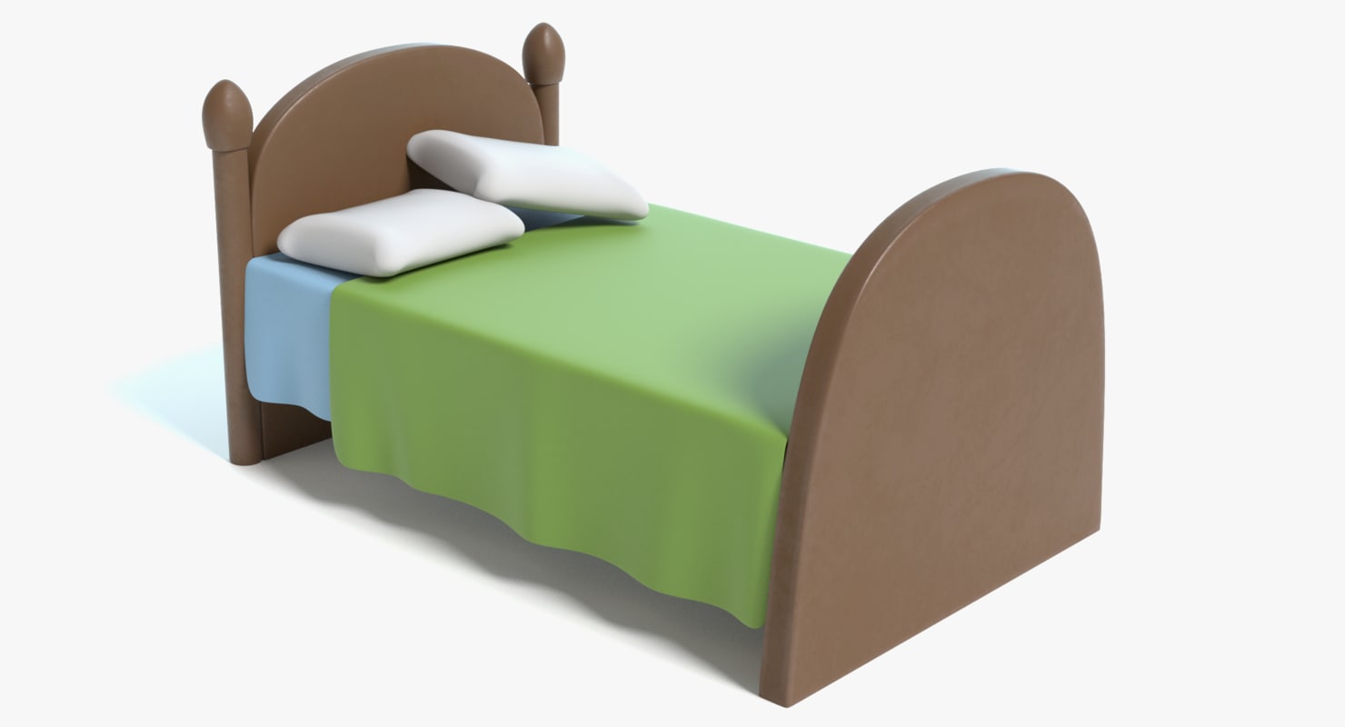 Cartoon bed 3D | 1143780 | TurboSquid