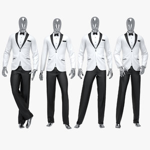 3D male suit