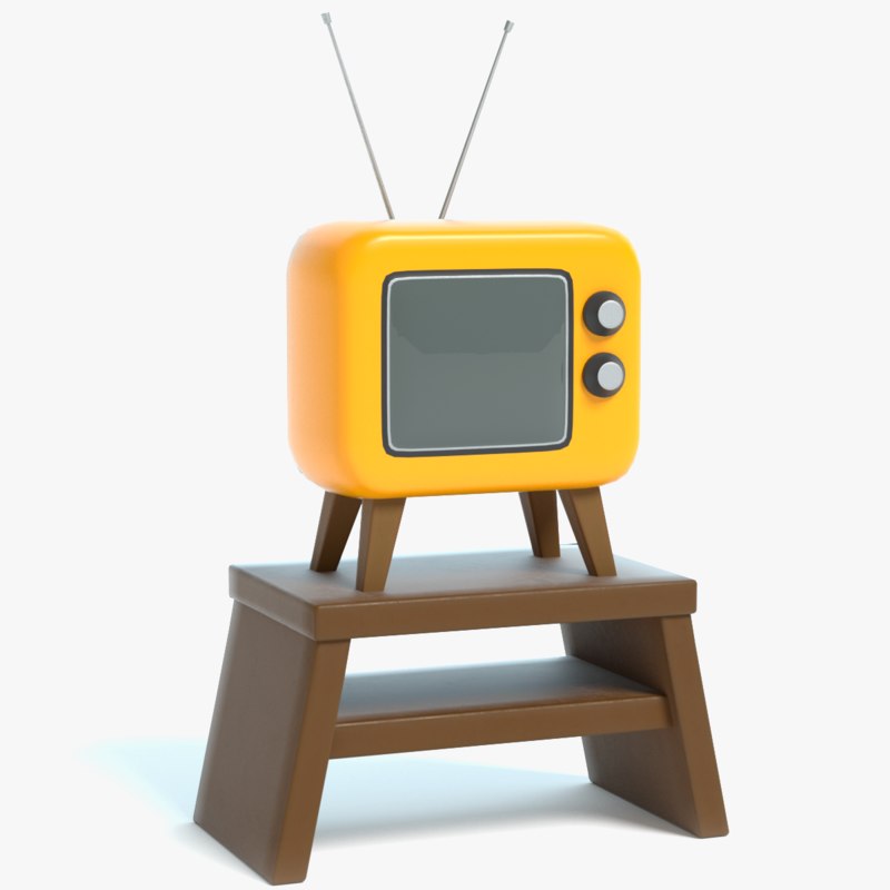  3D  cartoon  tv  1143794 TurboSquid