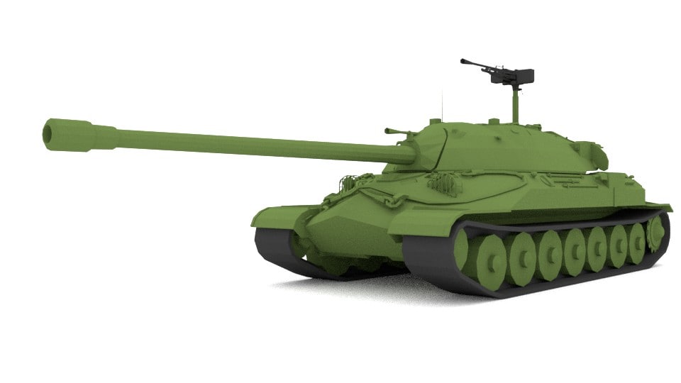 3D model blender is7 military tank 1143836 TurboSquid