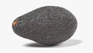 3D avocado