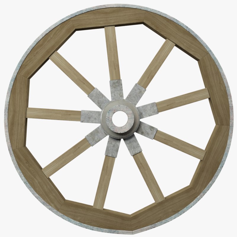 3D model wagon wheel 1144113 TurboSquid