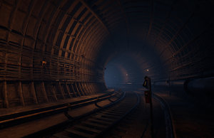 tunnel spline 3D
