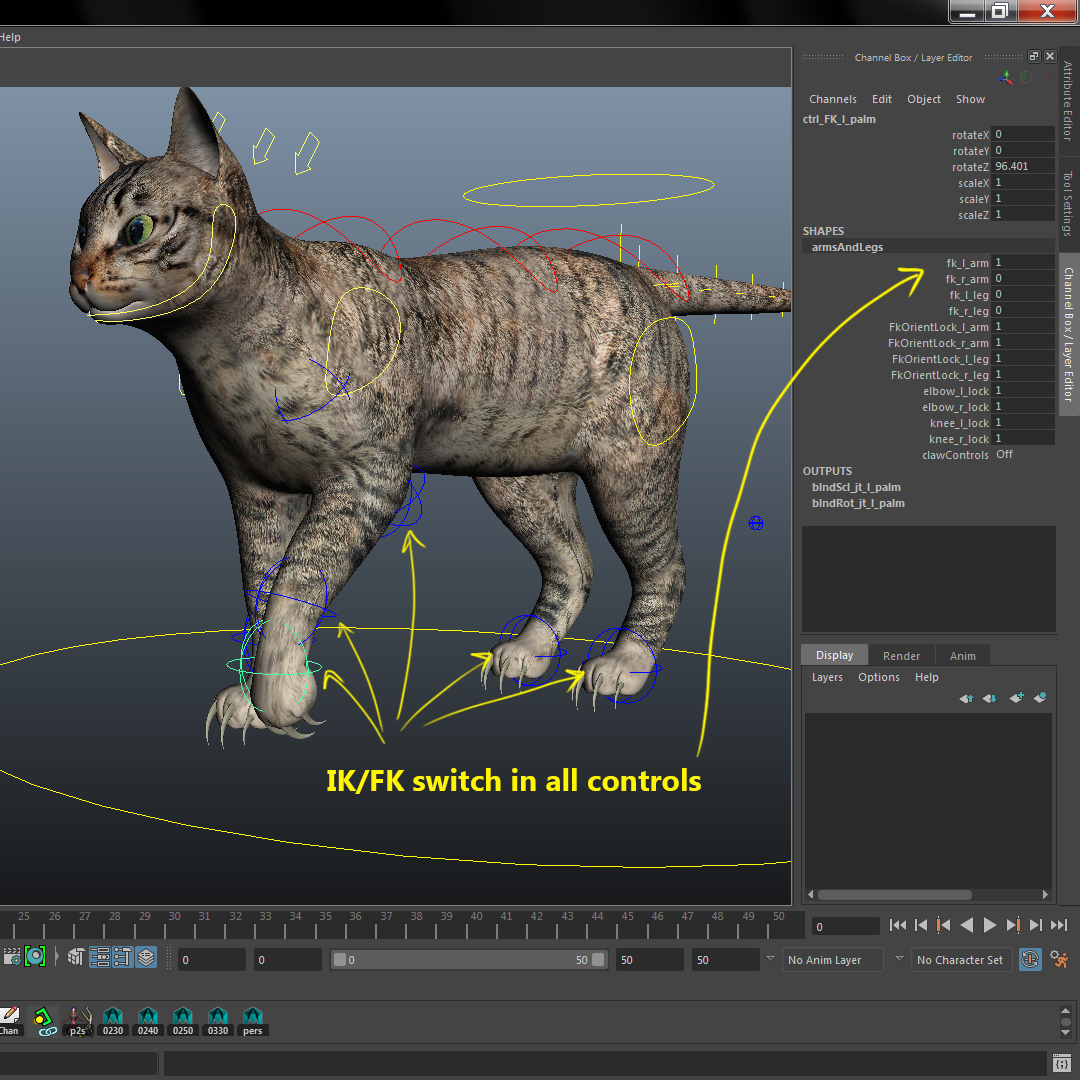 Cat rig - 3D | 1144208 | TurboSquid