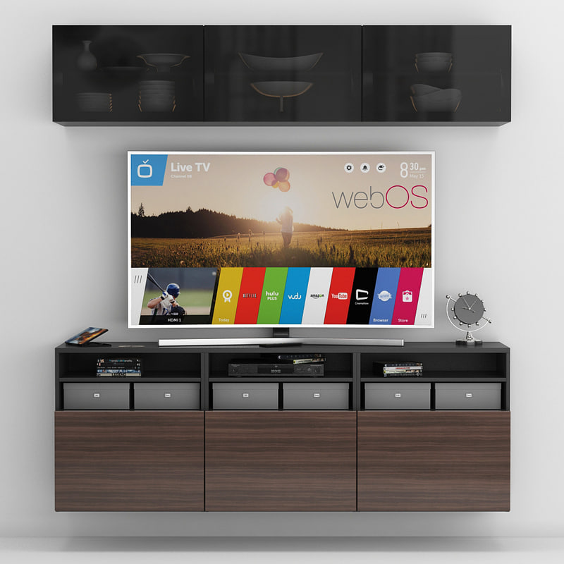 Tv Stand Ikea 3d Model Turbosquid