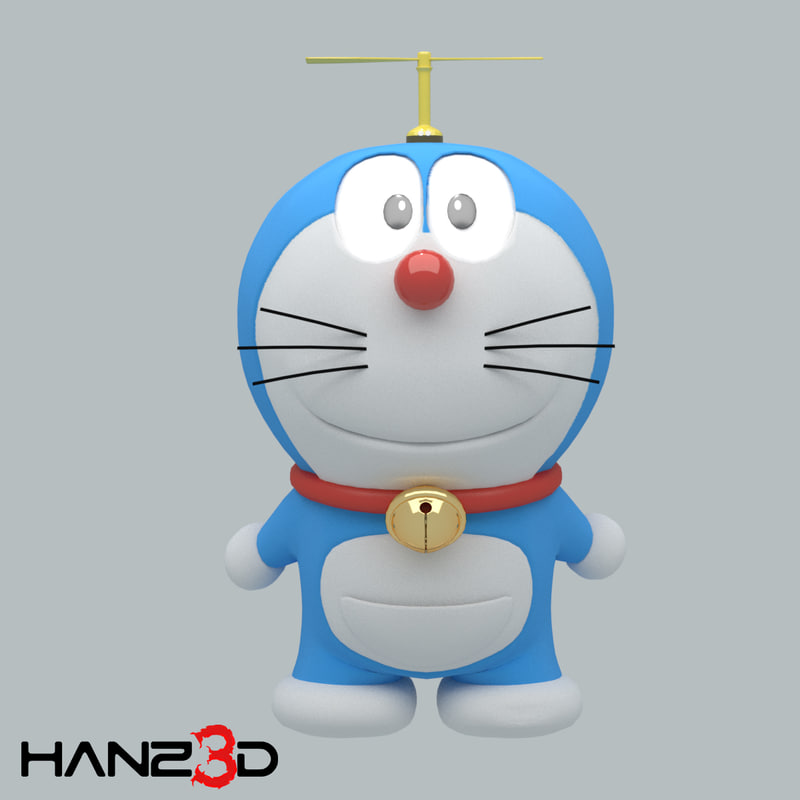  Doraemon  model  1144390 TurboSquid