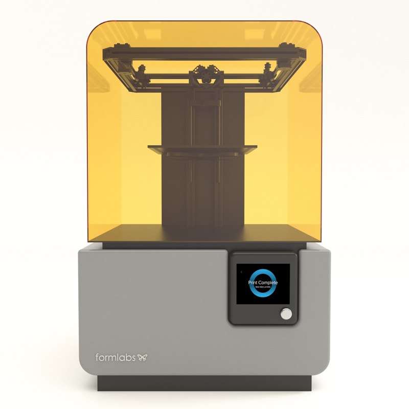 3d model formlabs ii printer 1144391 turbosquid form labs 2