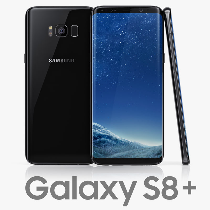 Samsung Galaxy S8 Black Model 1144619 Turbosquid