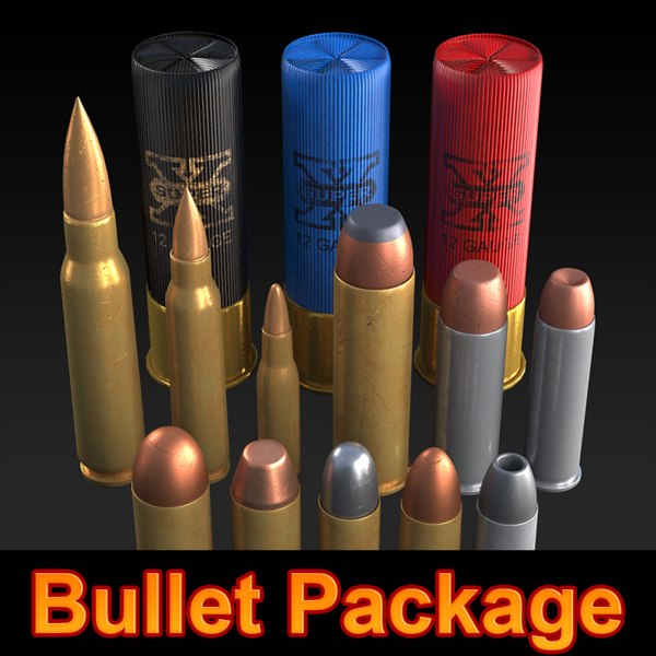 bullet package 3D