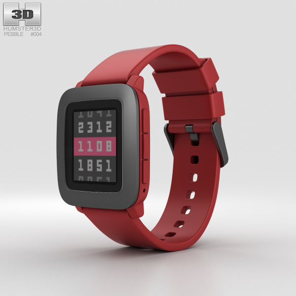 pebble time 3D model