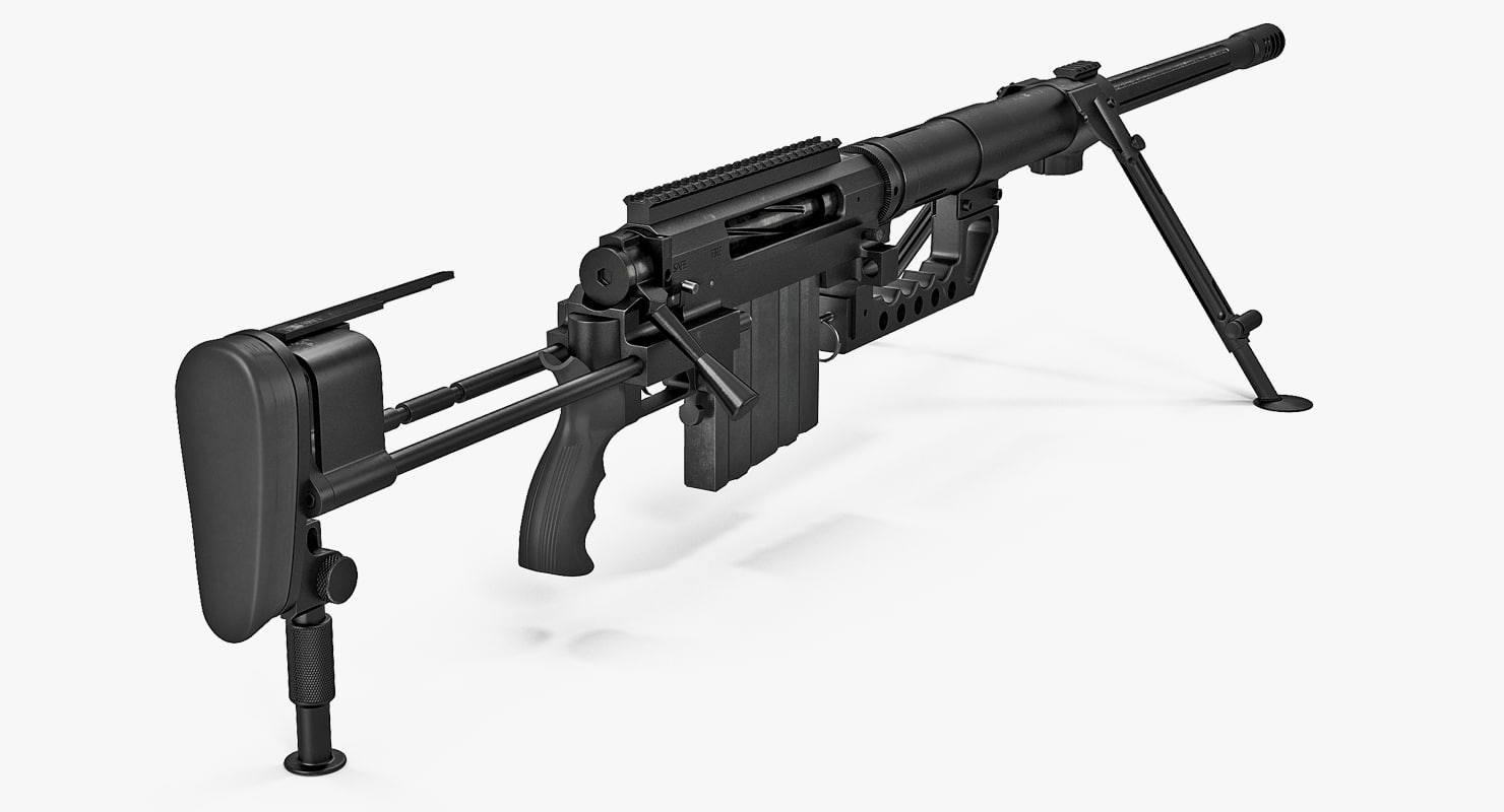 3D Model Rifle Cheytac Intervention M200 1144927 TurboSquid