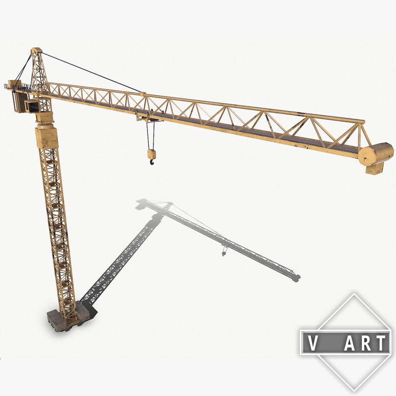 Tower crane 3D model | 1144971 | TurboSquid