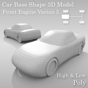 3D car base variants
