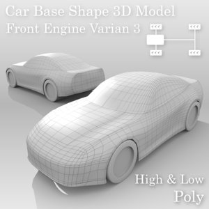 3D car base variants