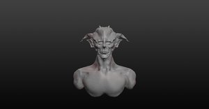 demon s head 3D model