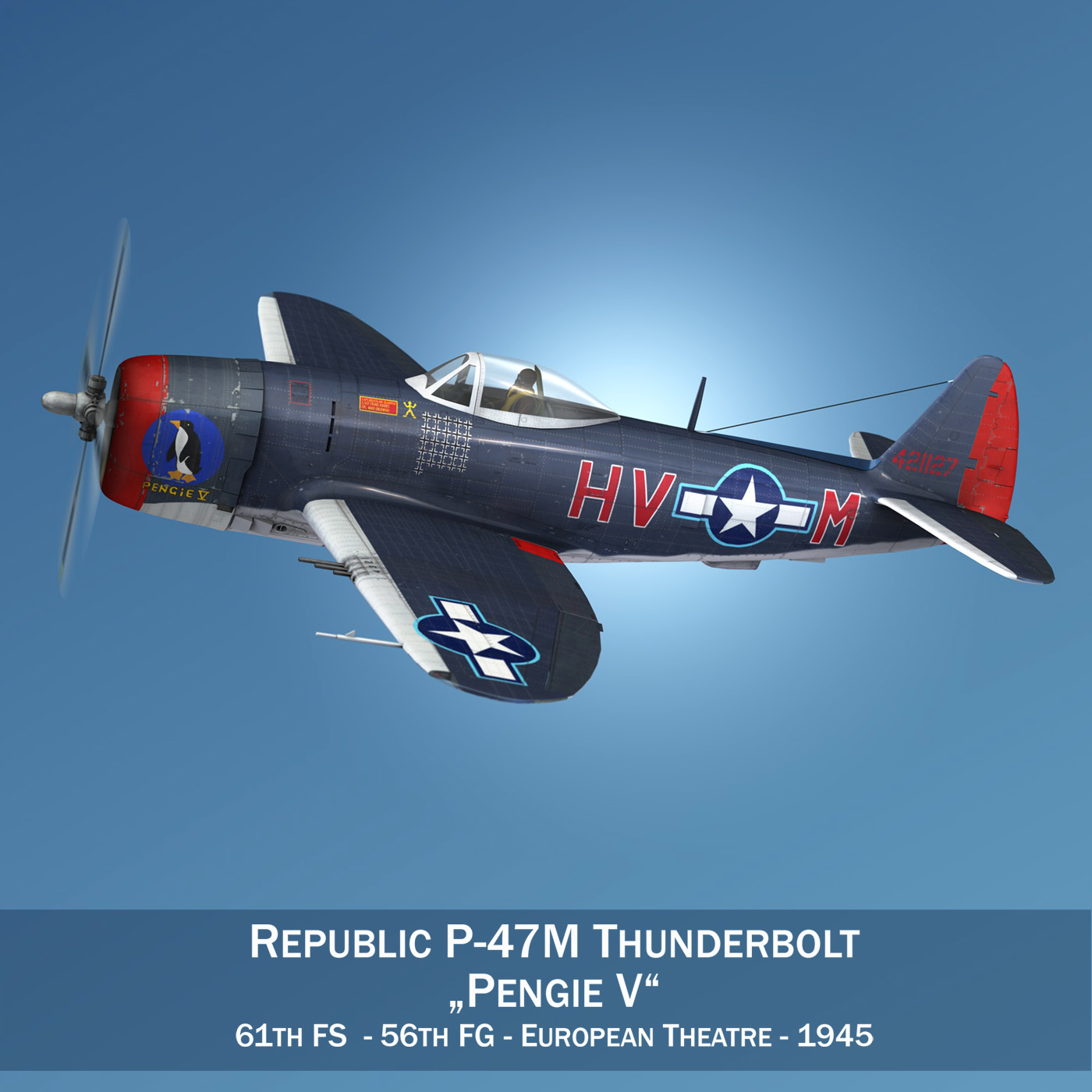 Modelo 3d Republic P 47m Thunderbolt Pengie V Turbosquid 1145383