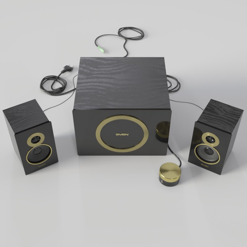 3D model speakers 1145397 TurboSquid