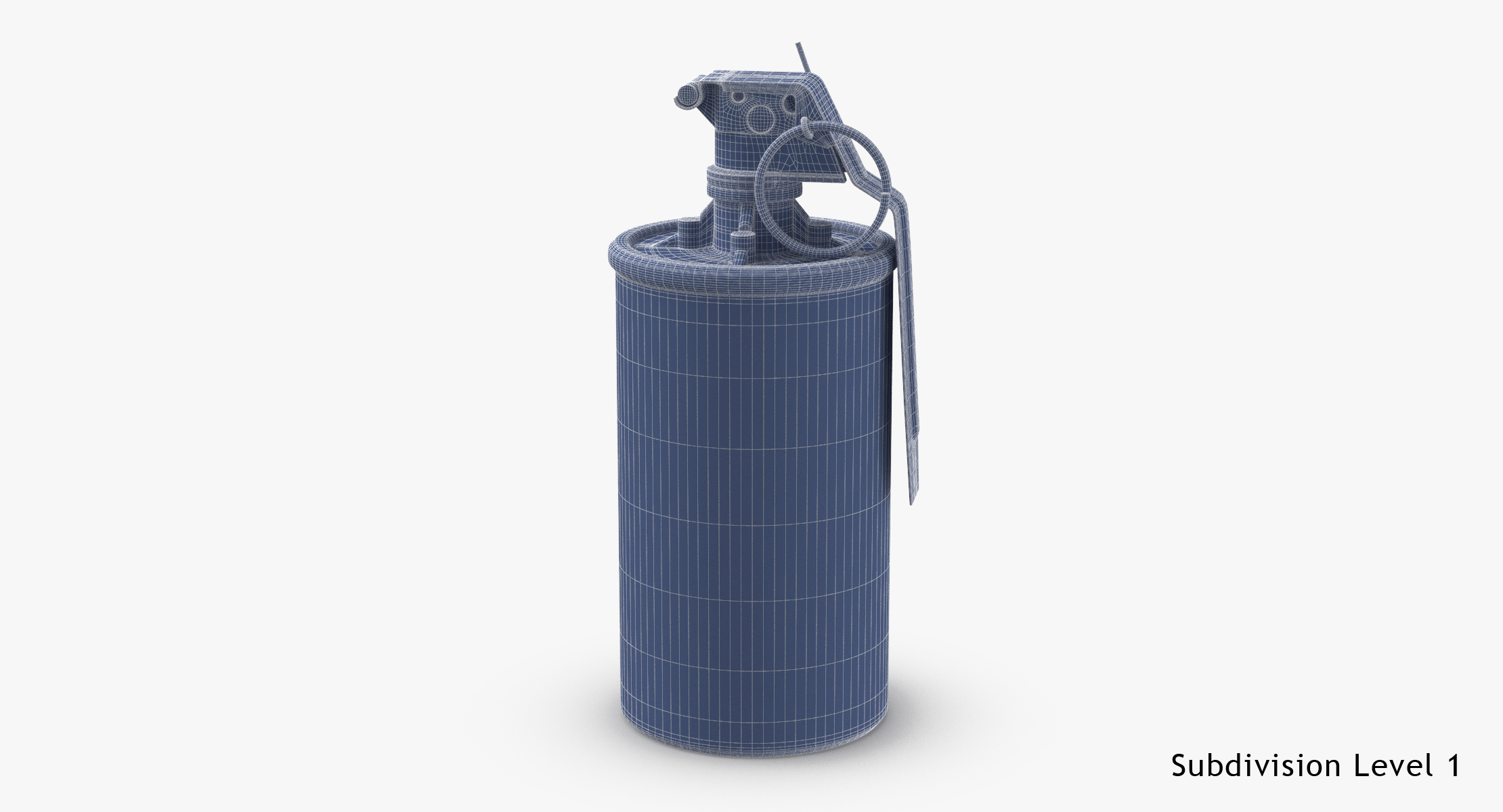 Tear gas canister 02 3D model 1145415 TurboSquid