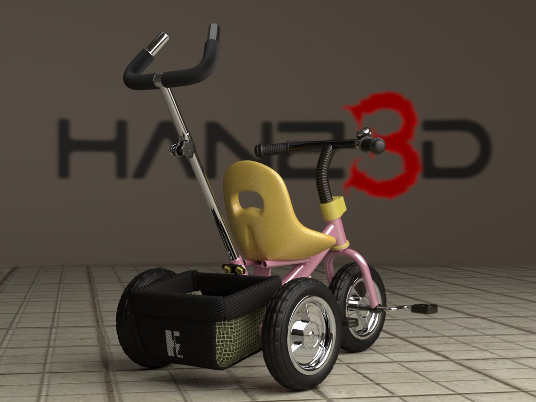 3D tricycle kids model 1145466 TurboSquid