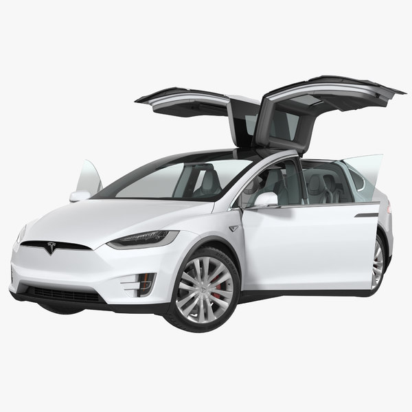 tesla x 100d 2017 3D model