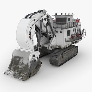 excavator terex rh400 industrial 3D
