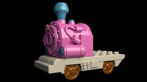 3D toy train
