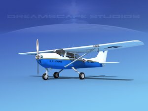 propellers cessna mescalero 3D model