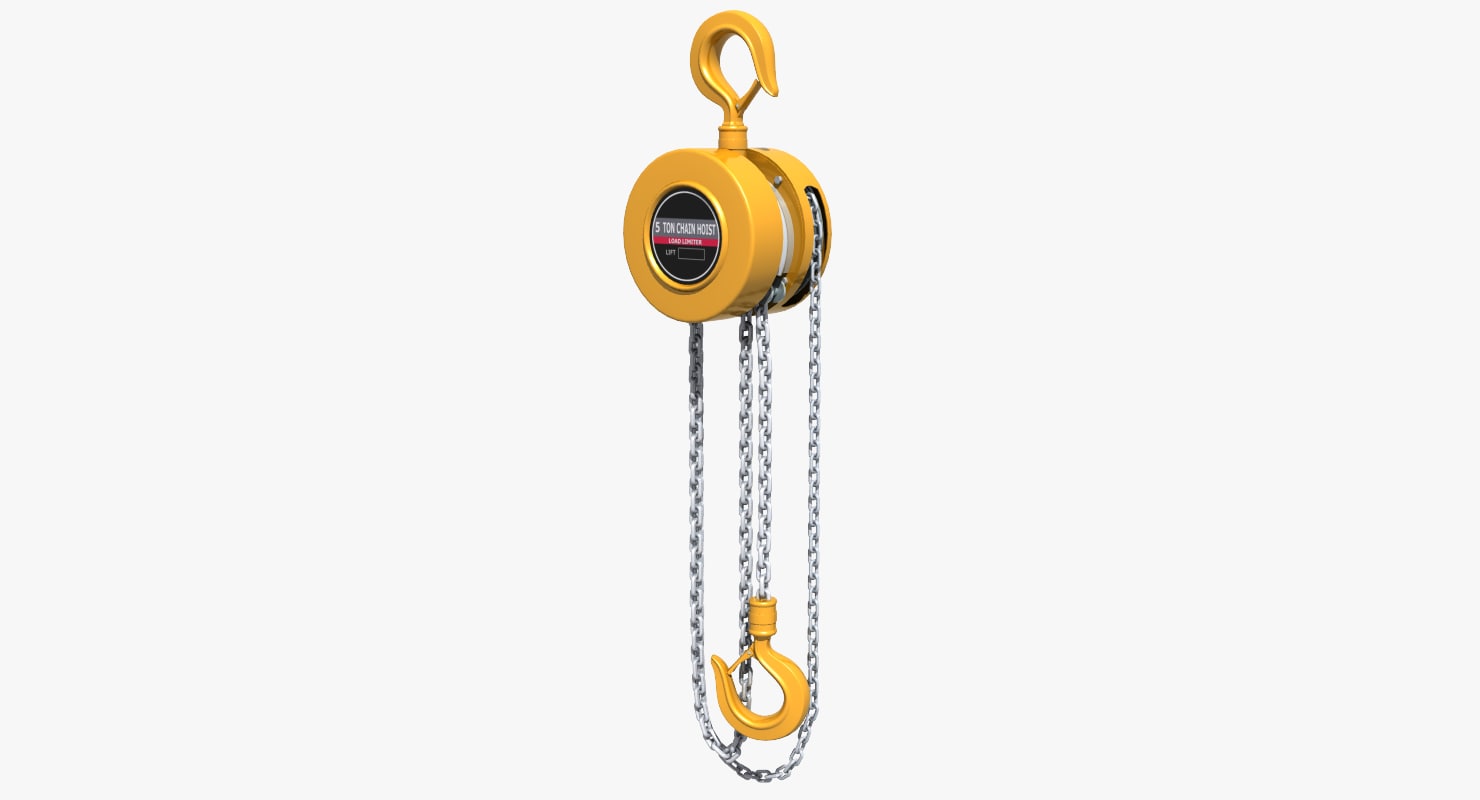 Hand chain hoist 3D model 1146976 TurboSquid