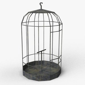 horror styled birdcage model